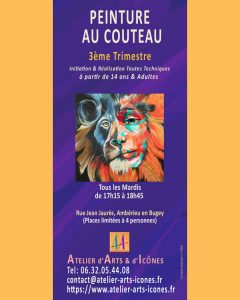 Atelier peinture au couteau