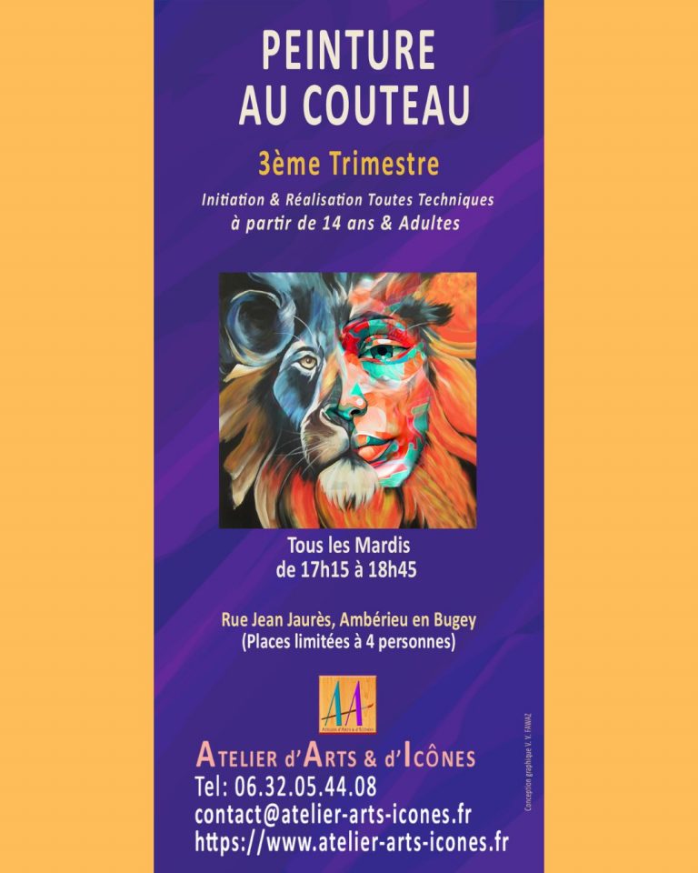 Atelier peinture au couteau