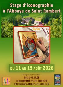 stage d'iconographie en Rhône Alpes monastère de St Rambert en Bugey