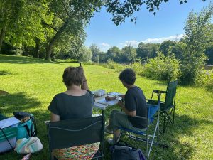 Aquarelle en liberté. Peindre en plein air
